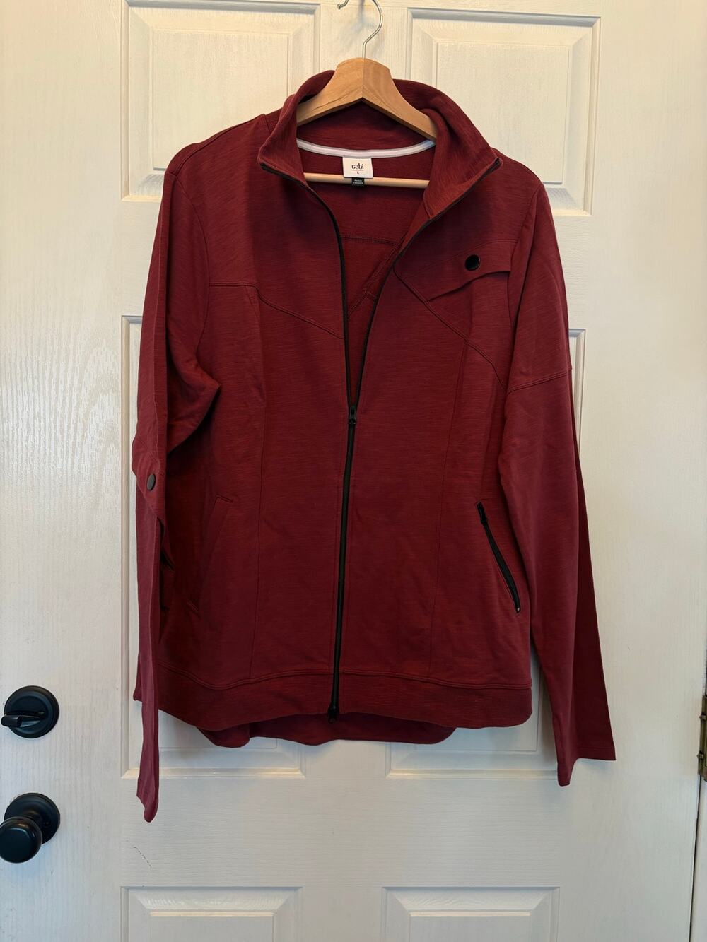Cabi athleisure Training Jacket Burgundy size L